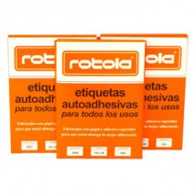 Etiqueta Rotola N Ojal 13mm Redonda