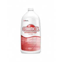 Cera Ceramicol Al Agua 800 Cc. Rojo